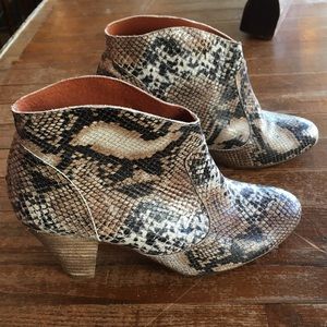 SixtySeven Snake Skin Leather Boots